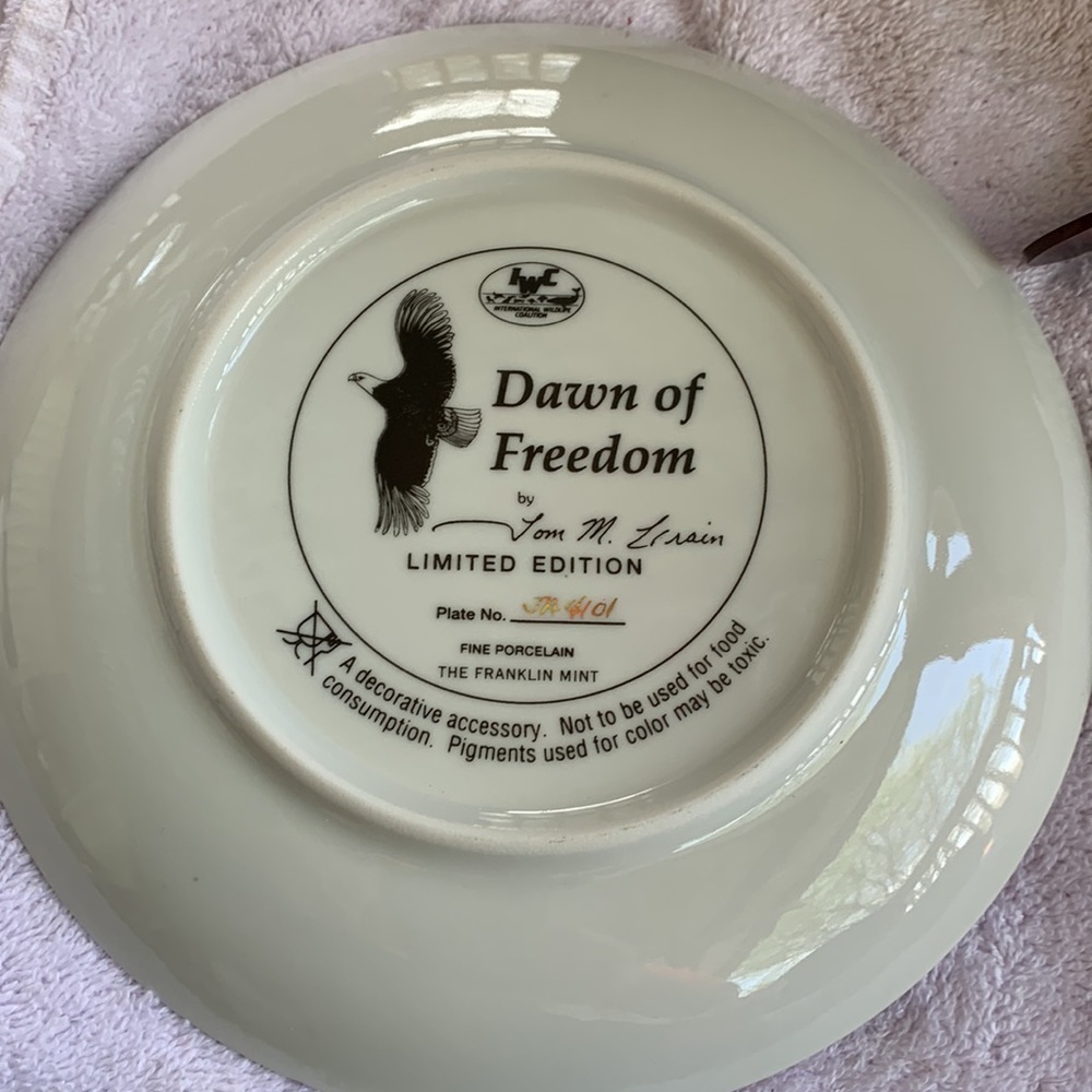 DAWN OF FREEDOM by Tom M. Crain
The Franklin Mint - Picture 2 of 3
